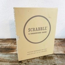 Scrabble Vintage Bookshelf Edition - 100% Complete - Hasbro / Winning Moves