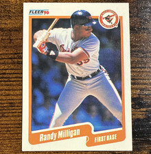 Fleer 1990 Randy Milligan #183 Baltimore Orioles Base Set MLB Baseball Card