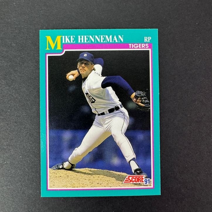 Mike Henneman 1991 Score Detroit Tigers #142