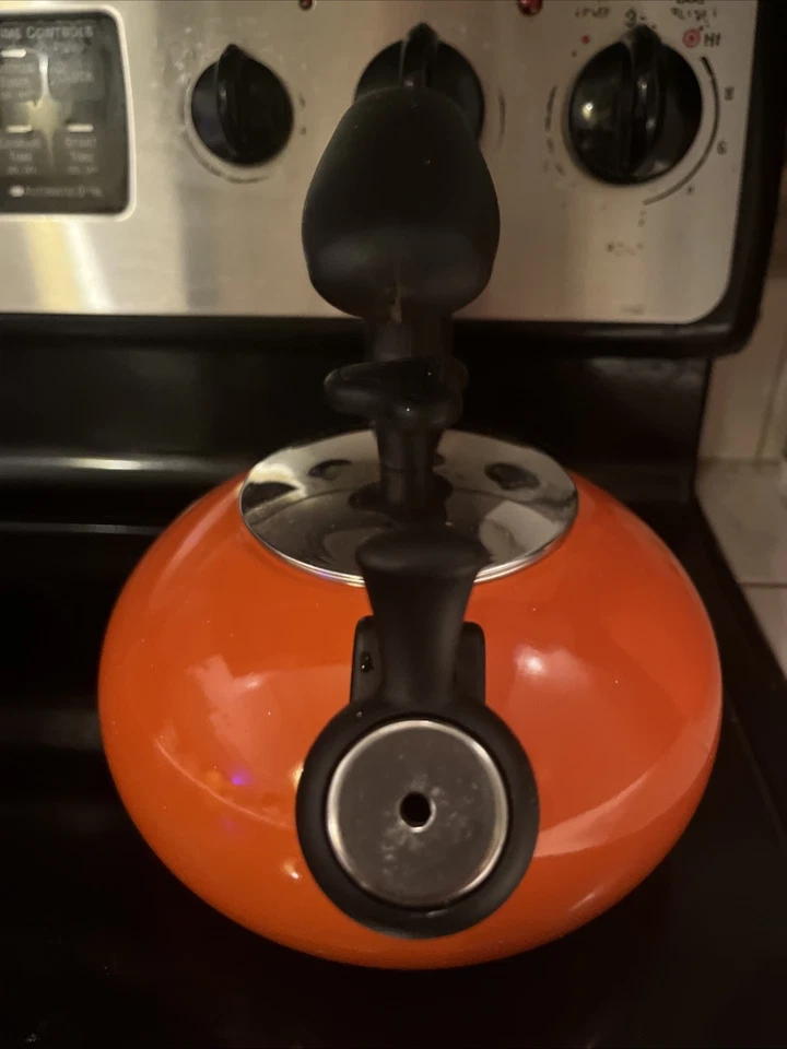 Rachel Ray оранжевый эмали свисток чайник чайник - Изображение 3 из 4