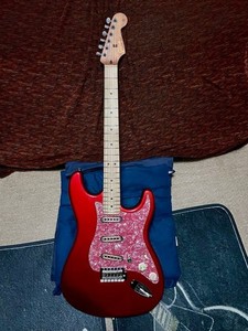 No Brand ST-Style Component Electric Guitar 22F With Red Finish, 5-Way
