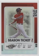 2021 Panini Contenders Season Ticket Optic Holo Prizm Rafael Devers #6 07qr