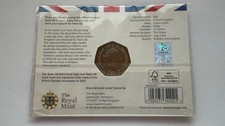 UK 2016 Team GB BU 50p Royal Mint Coin Pack, Sealed