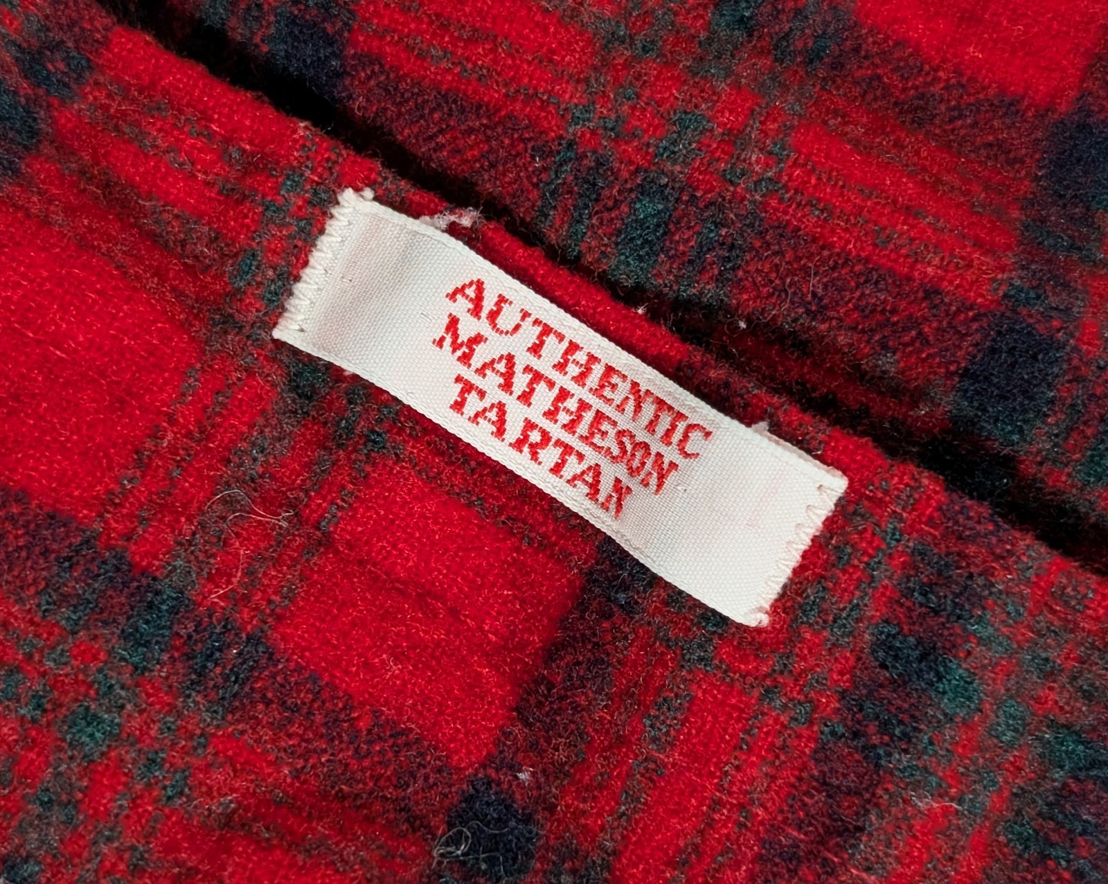 Vtg Pendleton Lodge Authentic Matheson Tartan Pla… - image 5
