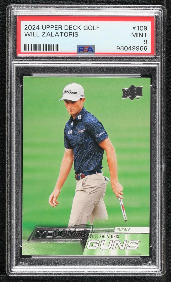 2024 Upper Deck Young Guns Will Zalatoris #109 PSA 9 MINT xj3