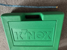 Green K'NEX Carry Case Storage Box knex holder tub meccano holder parts (EMPTY)