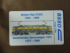 CRE 187 MINT Ongebruikt Nederland - TRAIN / British Rail & NS   opl 1000
