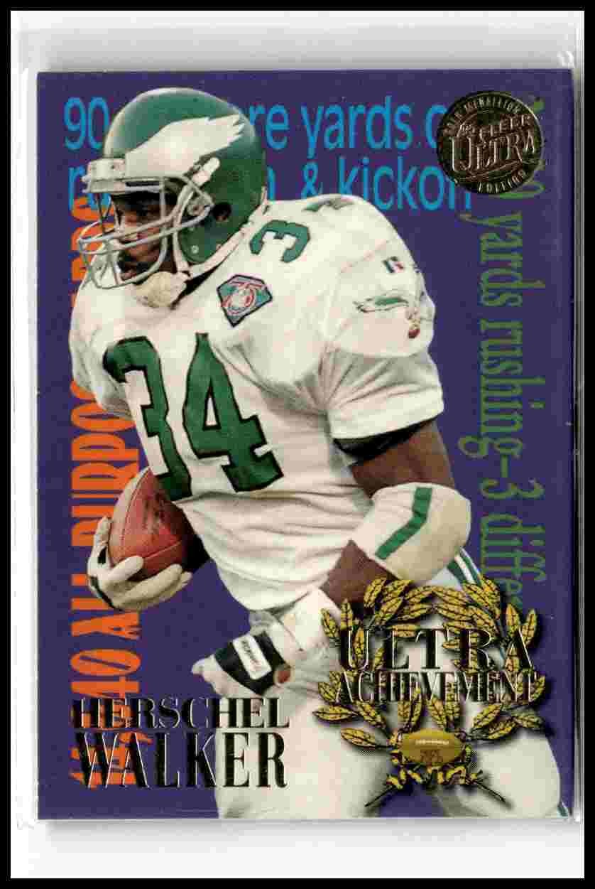1995 Ultra #8 Herschel Walker Ultra Achievements Gold Medallion