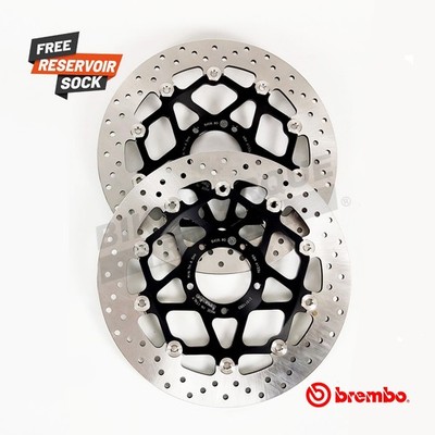 Brembo schwimmende Bremsscheiben vorne Paar passend für Ducati 848 Evo Corse 2012