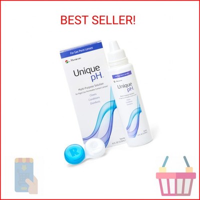Menicon Unique pH Multi-Purpose Contact Lens Solution With Lens Case (4 Fluid Ou