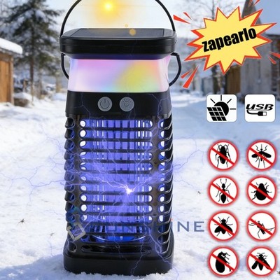 Lampara Para Matar Mosquitos Lámpara Solar UV Insectos Moscas Insectos Electrico
