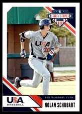2020 Panini USA Stars & Stripes Nolan Schubart USA #70