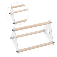  Parrot Table Top Perch Bird Play Stand Platform Standing Playground