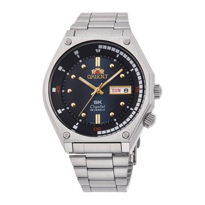 ORIENT RA-AA0B03L Herrenuhr Automatik Stahlband Stahl blaues Zifferblatt