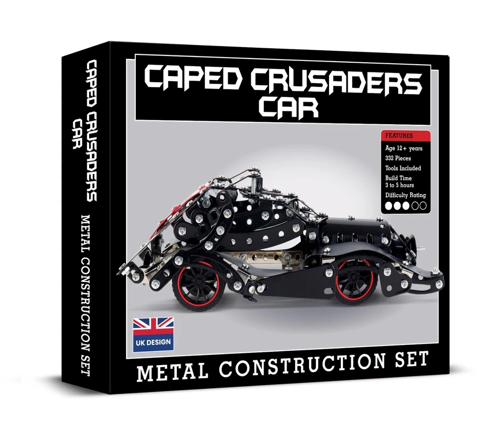 Cape Crusaders Car Metal Construction Set Puzzle Building Kit 12+ - Image 4 of 4