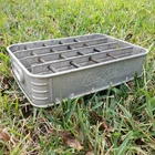 Coca Cola Aluminum 24 Bottle Stadium Carrier Caddy Crate Case 1940s 50s 1949 VTG