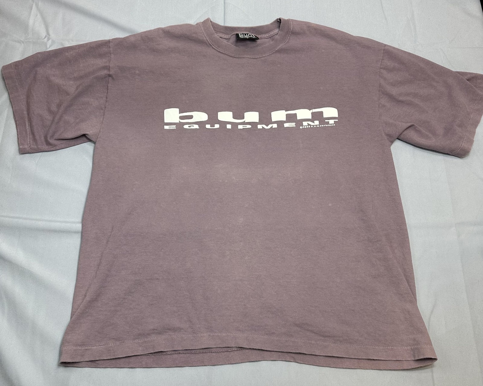 Shirt Mens Medium Purple Big Logo 90s Graphic Tee