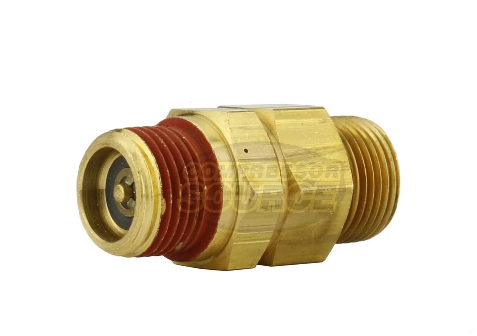 CA-12 Load Genie Brass Air Compressor 1/2" x 3/8" Self Unloading Check Valve - Image 2 of 4