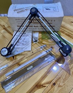 Vemco Drafting Machine Model 3300 18” Arm Length w/ 3 Scales And Multiple Acc.