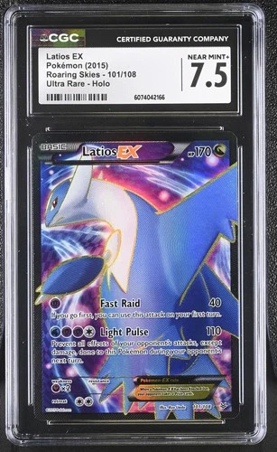 CGC 7.5 Latios EX 2015 Roaring Skies 101/108 Ultra Rare Holo Pokemon Card