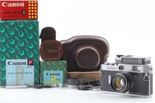 RARE FULL SET  N MINT in Box  Canon P Rangefinder 50mm F/2.2 Film Camera JAPAN