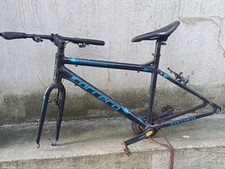 Carrera Mountain Bike Black/Blue Flat Bar Handlebar Unisex Adults