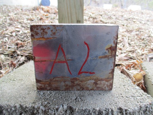 A2 Tool Steel Close to 4-7/8" x 1-3/8" x 4-1/8"
