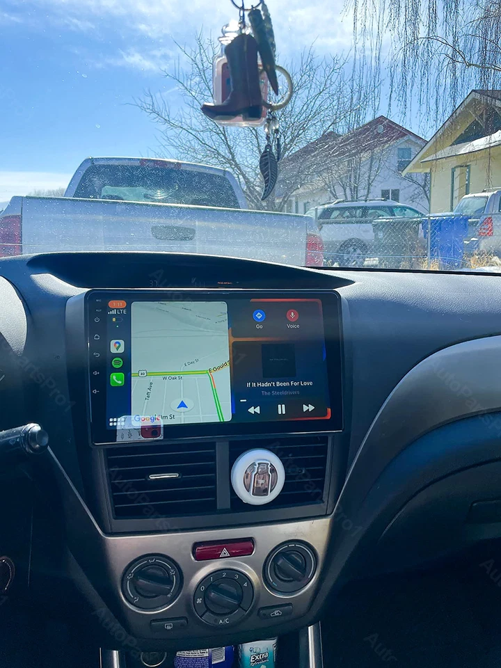 Rádio CarPlay 64G Android15 estéreo para carro Subaru Forester Impreza WRX 2008-2012 - Imagem 2 de 4