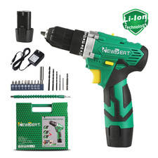 Electric Screwdriver Set 12V with Battery Flexible Shaft Drill Bits Home Repair