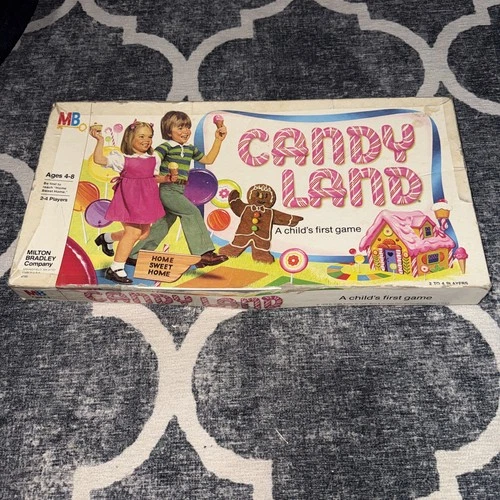 Vintage Milton Bradley Candy Land 1978 Board Game Classic Family