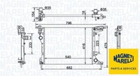 Magneti Marelli 350213203300 KüHler FüR MotorküHlung MotorküHler FüR Fiat