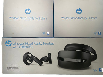 HP Virtual Reality Viewer komplett für Steam PC neuwertig VR Controller Kabel