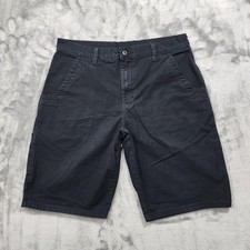 Vintage Dickies Shorts Mens 36 Black Stretch Cargo Flat Front Workwear Casual