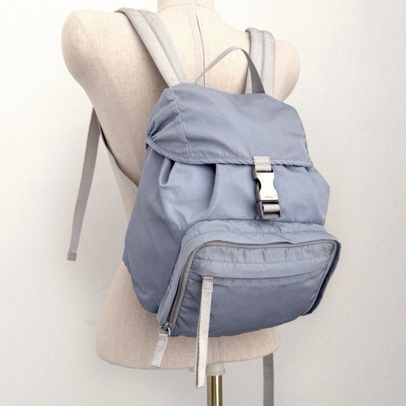 PRADA Backpack Blue Bags & Handbags for Women for sale | eBay display picture 3