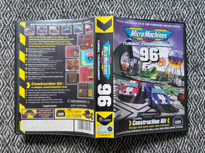 Mega Drive MICRO MACHINES Turbo Tournament 96 *Works on Genesis* PAL Exclusive
