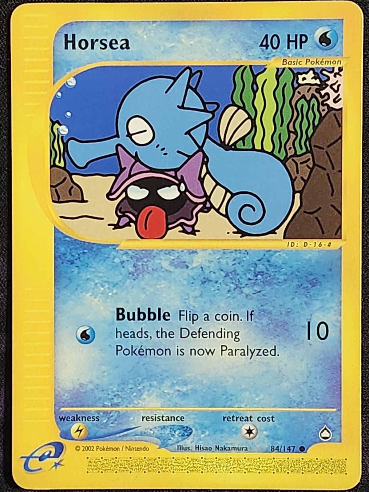 Pokemon Horsea 84/147 Aquapolis AQ