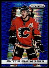 2013-14 Panini Prizm Prizms Blue Pulsar Curtis Glencross Calgary Flames #118
