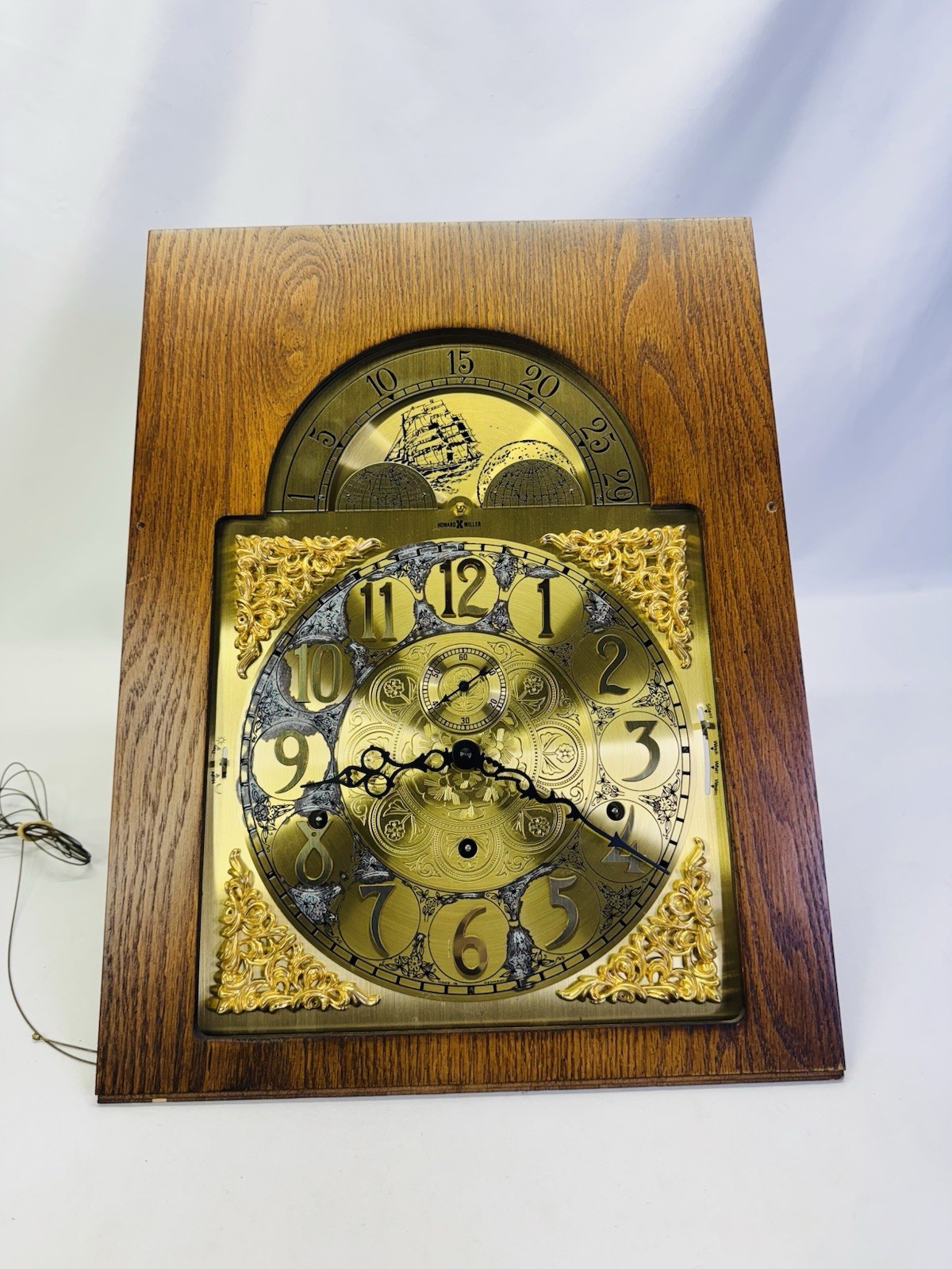 Howard Miller 610-178 Grandfather Clock  Movement  Dial And Frame. For Parts