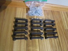 Dark Bronze 3 3/4" Kitchen Bathroom Cabinet Pulls lot of 15  T14
