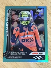 2025 Topps Chrome F1 Lando Norris Aqua Refractor /199 #136 Formula 1 McLaren