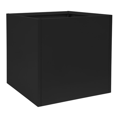 Black Metal Planter Box Modern Square Planter Box Planter Box for Outdoor Use - Picture 3 of 10
