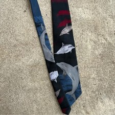 Animal Kingdom Men  s Dolphin Tie Novelty Gift Nature