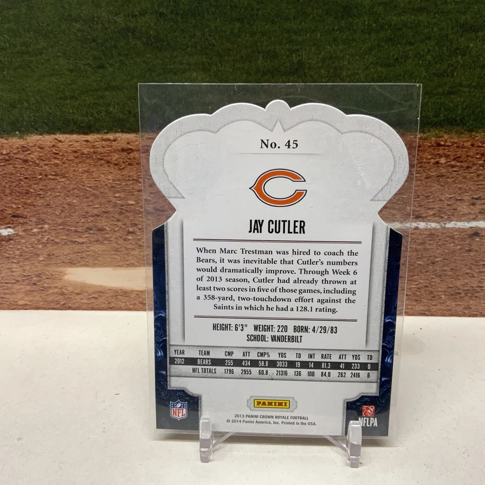 2013 Panini Crown Royale - Jay Cutler #45 - Image 2 of 2