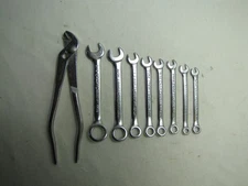 CRAFTSMAN Ignition Combination Wrench & Channel Lock Plier Lot Of 9 Pc's USED