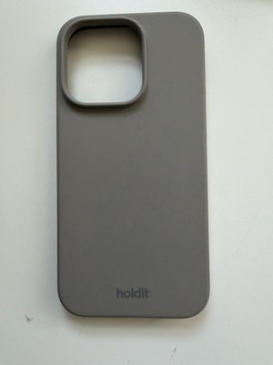 HOLDIT Silicone Case - Silikon Schutzhülle Vegan, Taupe für iPhone 14 Pro Max