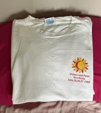 Vintage Rare Widespread Panic 1999 Red Rocks T Shirt XL Double Sided