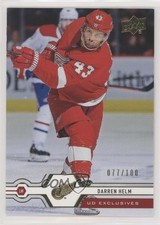 2019-20 Upper Deck UD Exclusives 77/100 Darren Helm #33 08aw