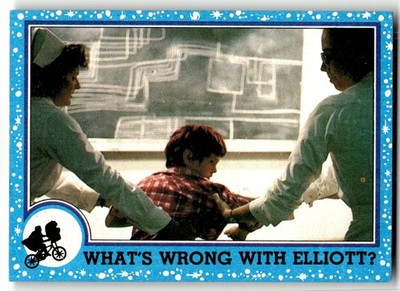 1982 Topps E.T. the Extra-Terrestrial Card #34 What's Wrong with Elliott?