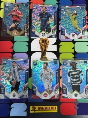 Panini Adrenalyn 365 Fifa Blue Wave Fan Favourite 6x Karteb Lucio Oblak Lot set