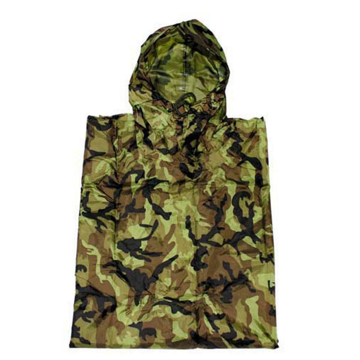 MFH Waterproof Poncho Czech M95 Camo Army Style